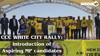 CCC WHITE CITY RALLY  Introduction of Aspiring MP candidates [upl. by Aisanat701]