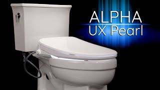 Alpha Bidet UX Pearl Bidet Toilet Seat Review  BidetKingcom [upl. by Montford]