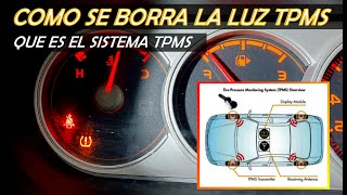 Que es el sistema TPMS Como se borra la luz cambiar los sensores y otras preguntas del TPMS [upl. by Behm]