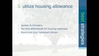 Ministers Housing Allowance [upl. by Eyoj380]