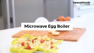 InnovaGoods Kitchen Foodies Microwave Egg Boiler [upl. by Yssenhguahs]