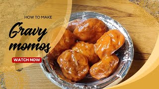 स्ट्रीट स्टाइल वेज ग्रेवी मोमोज को सबसे क्रिस्पी और ईजी रेसिपीgravymomos streetfood youtubeshorts [upl. by Isia]