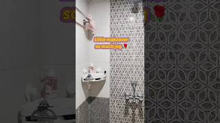 clutter free bathroom 💝 shortsfeed makeover homedecor [upl. by Tanah]