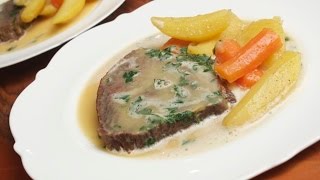 Sauerbraten im Topf zubereiten Chefkoch Tipps für einfachen Rinderbraten [upl. by Gorges]