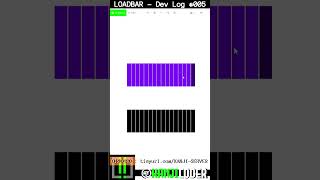 LOADBARC11  005  Loading bar with pip halftones in C  SHORTVERSION [upl. by Lotty346]