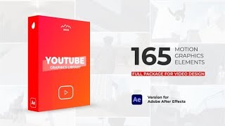 Youtube Motion Library for After Effects  Free Templates [upl. by Allebram]