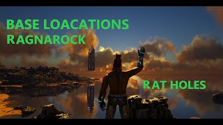 Base Locations Ragnarok Hidden  Rat holes  Ark Survival Evolved  UnOfficial [upl. by Behl373]