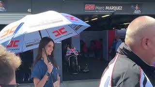 2024 Australian MotoGP Pit Walk Experience Saturday after Qualifying [upl. by Ahtelahs]