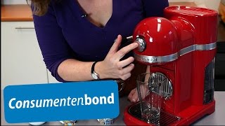 KitchenAid Artisan Nespresso  Review Consumentenbond [upl. by Assyli]