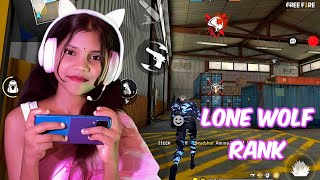 LONE WOLF RANK  SANTALI FREE FIRE GIRL GAMER  heergaming21 [upl. by Phillips691]