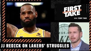 JJ Redick The Lakers’ roster is poorly constructed there is no room to restructure the team [upl. by Nalahs]