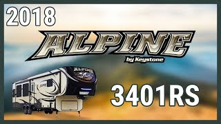 2018 Keystone Alpine 3401RS Fifth Wheel RV For Sale National RV Detroit [upl. by Haceber810]