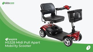 Aspire HS328 Midi Pull Apart Mobility Scooter  Product Spotlight [upl. by Valenba]