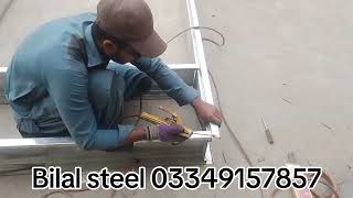 chokhat price pakistan  iron door frame ratesteel door chokhatsteel chokhat installationsteel [upl. by Nesnar6]