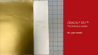 ORACAL® 651™ Gold Metallic Organization Trays [upl. by Yenduhc]