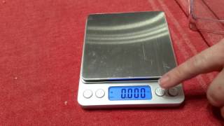 Small Size Digital Scale up to 66 pounds grams ounces grains carats [upl. by Tamaru]