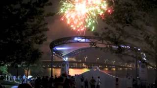 Fireworks over the Manatee River [upl. by Lamont]