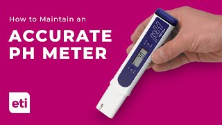 How to Maintain an Accurate pH Meter — Calibration Care amp Storage [upl. by Draillih]