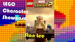 Stan Lee  LEGO Marvel SuperHeroes 2  Lego Character Showcase [upl. by Abbe]