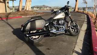 2018 HarleyDavidson Softail Sport Glide Walkaround [upl. by Nylave]