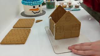 Gingerbread House Assembly [upl. by Lleret]