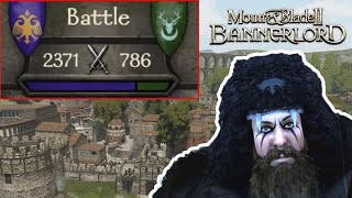 An ANGRY BATTANIAN defends a TOWN against 2000 SOLDIERS  Bannerlord [upl. by Rothenberg23]