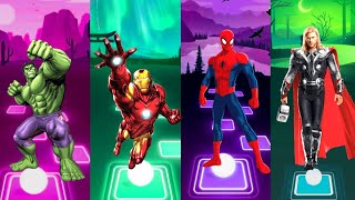 Marvel Venom Cartoon 🆚 Ironman 🆚 Spiderman 🆚 Hulk💥💫 Who Is Stronger 💪⁉️ [upl. by Dorene]