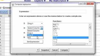 Signed Rank Test in StatCrunch [upl. by Ocram610]