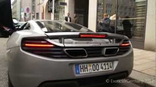 McLaren MP412C  Startup  Full Throttle Acceleration and little Powerslide [upl. by Lesoj]