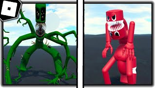 How to become RED MONSTER and TREEN GREEN RAINBOW FRIENDS in BECOME TIKY AND EVERYTHING ELSE ROBLOX [upl. by Noerb]