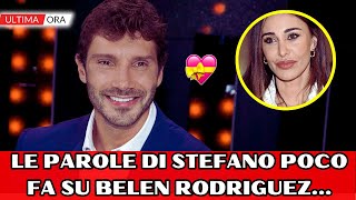 Stefano De Martino Le parole pochi minuti fa sulla ex moglie Belen Rodriguez lei [upl. by Naillil639]