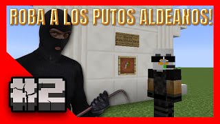 MINECRAFT ROBA A LAS ESMERALDAS A LOS ALDEANOS  Minecraft Mod Review [upl. by Aneloj]