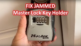 How to Open Jammed Master Lock Key Holder  The DIY Guide  Ep 136 [upl. by Otxilac148]