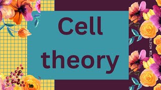 What is Cell theory 🤔🤔 biologyAbout Cell theory2024 simple explanation in hindi🤓🤓 2024 [upl. by Charline]