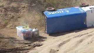 RC 16th scale Kamaz Dakar Rally Truck in actionwmv [upl. by Ffilc798]