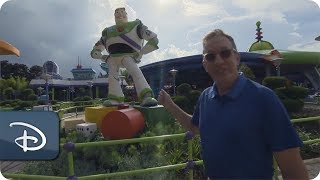 Tim Allen Goes “To Infinity and Beyond” in Toy Story Land at Walt Disney World Resort [upl. by Krid]