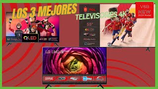 📺🔥 Los 3 Mejores TELEVISORES 4K Smart TV de Amazon 2024 Televisiones 4K Calidad Precio [upl. by Nolahp]