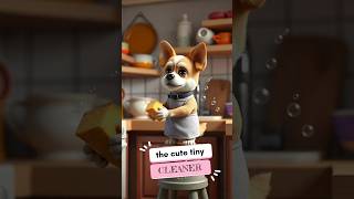 The cute tiny cleaner 😍🫠 shorts youtubeshorts viralvideo [upl. by Eerdna]