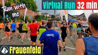 2022 Frauenfelder Stadtlauf  Running Video für Laufband Training  Virtual Run 42 [upl. by Amandy]