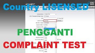 Cara Memunculkan Country Licensed Sebagai Pengganti Compliance Test Di Ubiquiti [upl. by Hansiain626]