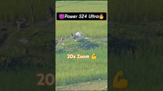 20x Zooming Samsung Galaxy S24 Ultra❤️‍🔥📸😱 subscribe respect s24ultra foryou nature trending [upl. by Nayrda]