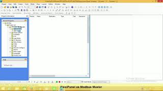 FlexiPanel as Modbus Master [upl. by Acenom]