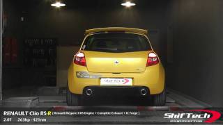 Renault Clio RSR  20T Megane Engine   stage 2  262hp  421nm  ShifTech Engineering [upl. by Akital]