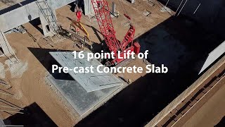 16 point Lift of Pre cast Concrete Slab [upl. by Devlin]