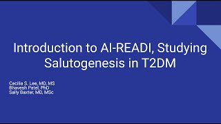 dkNET Webinar quotIntroduction to AIREADI Studying Salutogenesis in T2DMquot 10112024 [upl. by Eirolam]