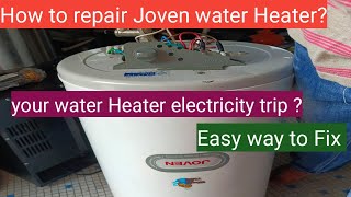 How to repair Joven water Heater [upl. by Aimac780]