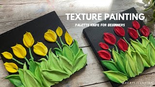 Impasto Painting Tutorial  For Beginners  Easy Painting Ideas [upl. by Valentin]