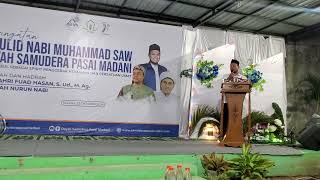 SAMBUTAN PIMPINAN DAYAH  PERINGATAN MAULID NABI MUHAMMAD SAW 1446 H  DAYAH SAMUDERA PASAI MADANI [upl. by Yert]