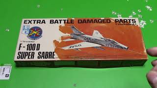 IMC 172 F100 Sabre Battle Damage in box preview [upl. by Linson710]