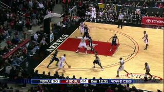 BYUs Jimmer Fredette Destroys SDSU [upl. by Alletsyrc]